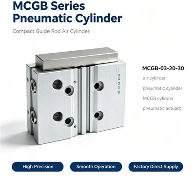 MCGB-03-32-100 Mini cilindru pneumatic cu ghidaj dublu